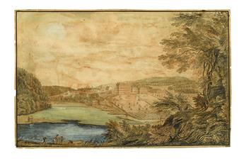 (BETHLEHEM, PA.) Sandby, Paul (after). [View of the Moravian Settlement.]